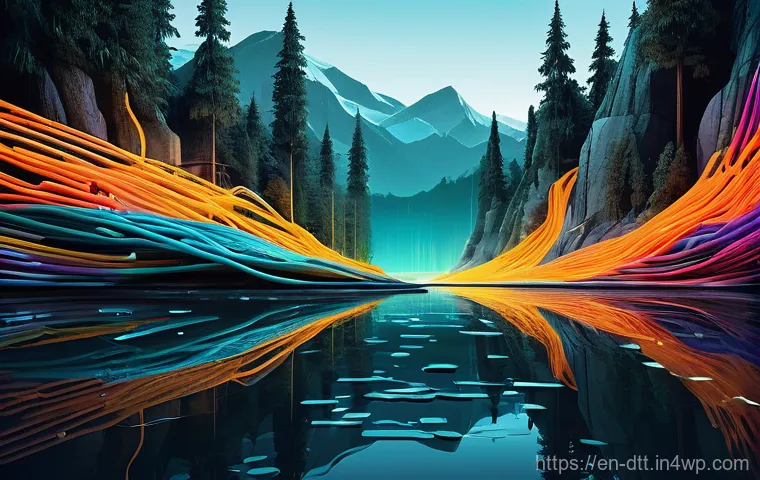 데이터 레이크 아키텍처의 시스템 설계 원칙 - **Prompt:** "A vibrant, conceptual illustration depicting the initial stages of a data lake project....